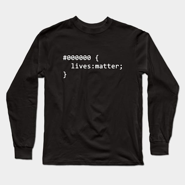 Black Lives Matter Long Sleeve T-Shirt by YiannisTees